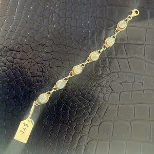 Amethyst sterling silver bracelet